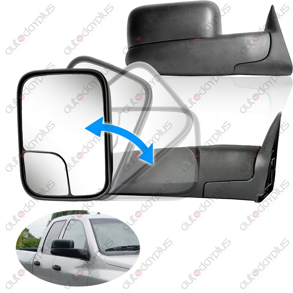 Amazon.com: Spec-D Tuning RMX-RAM94-M-FS Dodge Ram 1500 2500 3500 Manual  Tow Towing Fold Out Black Side Mirrors: Automotive