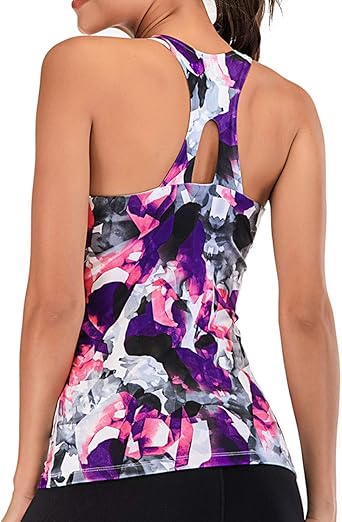 halter tank top with built in bra