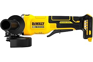 DEWALT 20V MAX Cordless 4 1/2 Inch Paddle-Switch Grinder, Bare Tool Only (DCG408B)