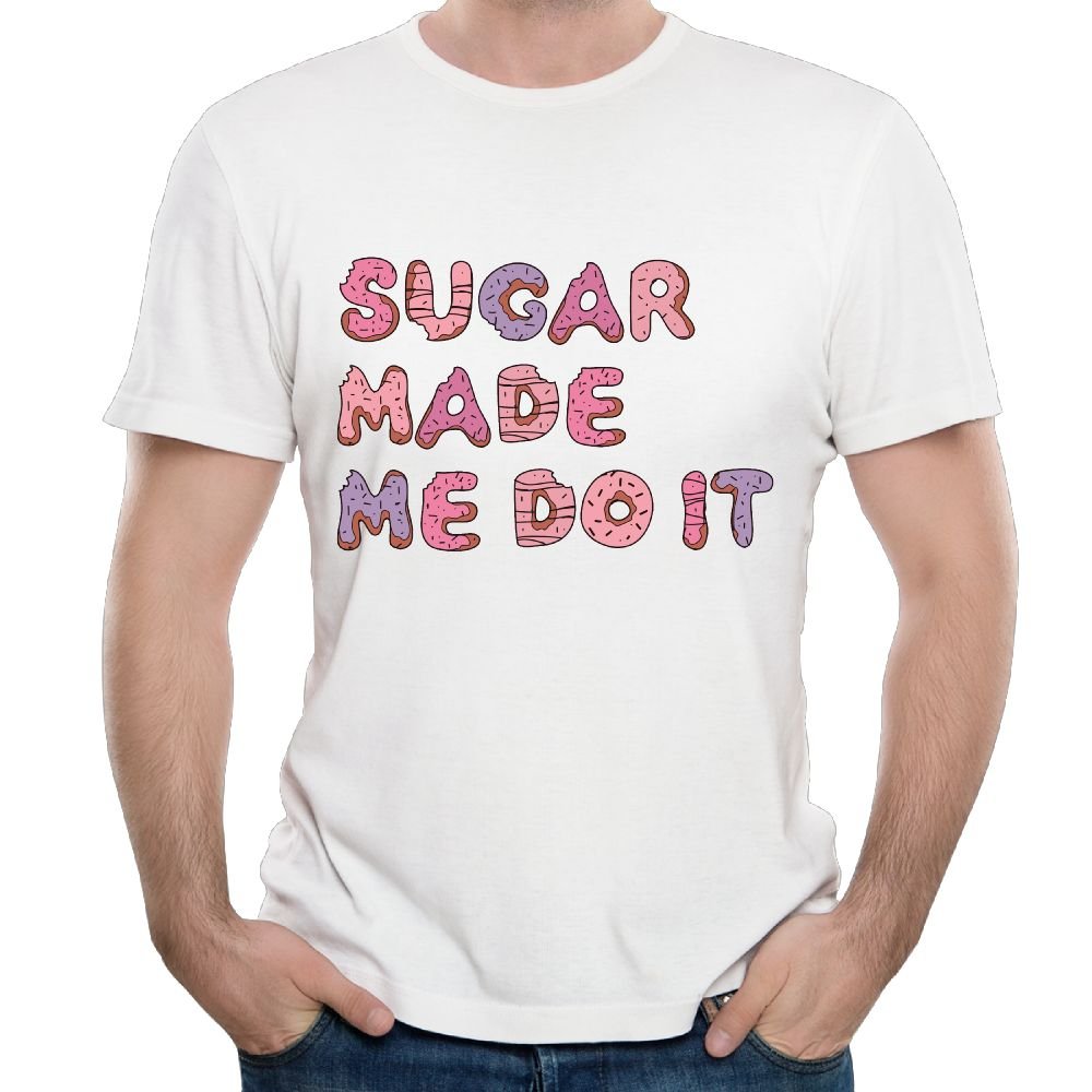 Sugar Made Me Do It Humor Running Short Sleeve T Shirt