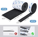 Vicloon Furniture Pad 3 Rolls Floor Protectors Felt Pads Tailorable 120x10x0.5cm view 2