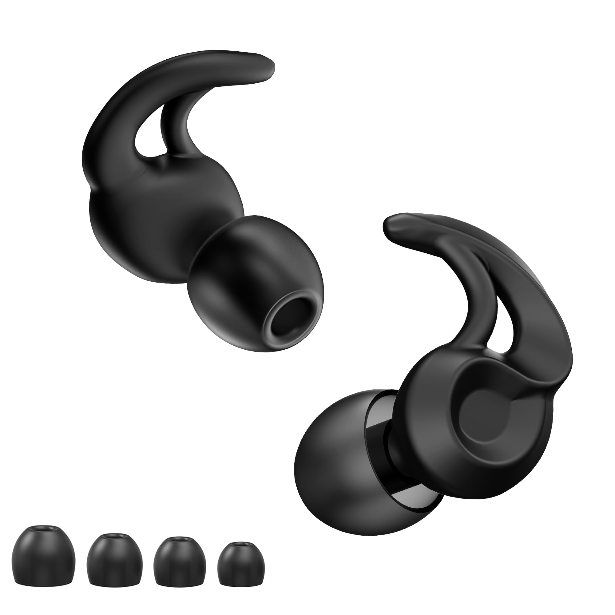 Ear Plugs for Sleep, Hearprotek 26db Soft Silicone Reusable Noise Reduction earplugs Ear Defenders for Sleeping snoring Nighttime DIY Travel Water Live Music Motorcycle