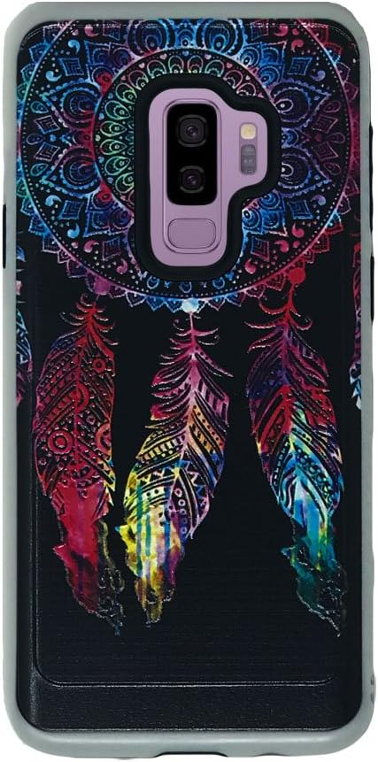 Samsung Galaxy S9 Plus Cellphone Case - Lightweight Design Shock Absorption Shockproof Dual Layered Hybrid Wireless Phone Protector Cover Compatible for Galaxy S9 Plus - DREAM CATCHER