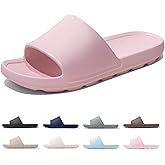 Shower Shoes for Men Women with Arch Support Non Slip Quick Drying Slides College Dorm Bathroom Sandals Pool Slides Lightweight Beach Sandals