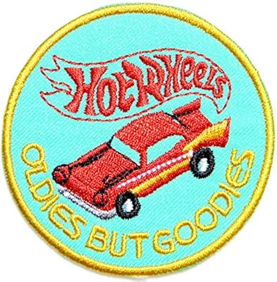 HOT WHEELS OLDIES BUT GOODIES Logo Sign Racing Patch Iron on Applique Embroidered T shirt Jacket Gift BY SURAPAN