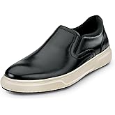 Florsheim Men's Black Premier Work MaxTrax Steel Toe Slip-On Dress Shoe (10.5 D)