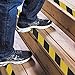 Kyson No Slip Safety Tape High Traction Abrasive Grit Grip Warning Stickers for Stairs Indoor Outdoor 2” X 16.4’