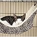 Pecute Cat Kitten Hanging Hammock Bed Pad Pet Cat Cage Comforter Large