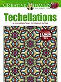 Creative Haven 3-D Techellations Coloring Book (Adult Coloring) by 