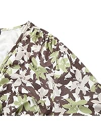 Chicwe Mujer Elástico Plus Tamaño floral impreso Flirty Flounce Vestido wrap 1 x -4 x