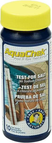 AQUACHEK SALT TEST STRIP TITRATORS FOR POOLS –...