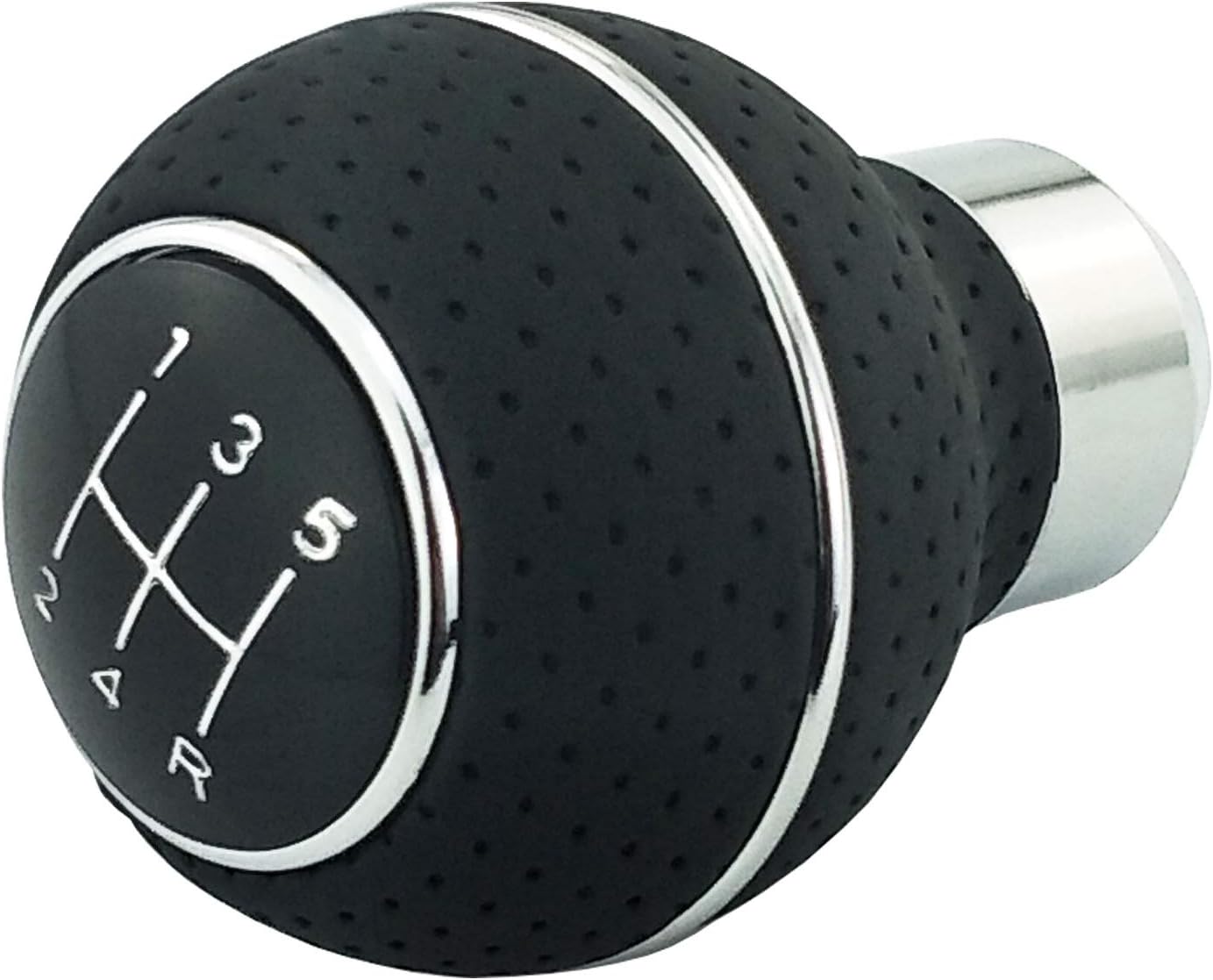 LUNSOM Black Shifter 5 Speed Knob Car Accessories Automatic Gear Shift