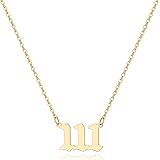 Tavuala Angel Number Necklace For Women, 18K Gold Plated 000 111 222 333 444 555 666 777 888 999 Necklace Numerology Jewelry