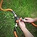 TACKLIFE Hose Connector 2 Way Y Hose Splitter/Sturdy Construction/3/4 Metal Connector/Rubber Sheath/Independent Valve/for Garden and Home Life丨GHC1B