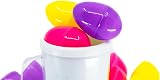 Henbrandt 48 Colourful Fillable Plastic Easter Eggs for Egg Hunt view 5