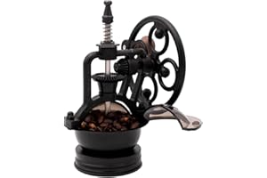 MASON JAR LIFESTYLE Vintage Reproduction Manual Coffee Grinder for Regular Mouth Mason Jars