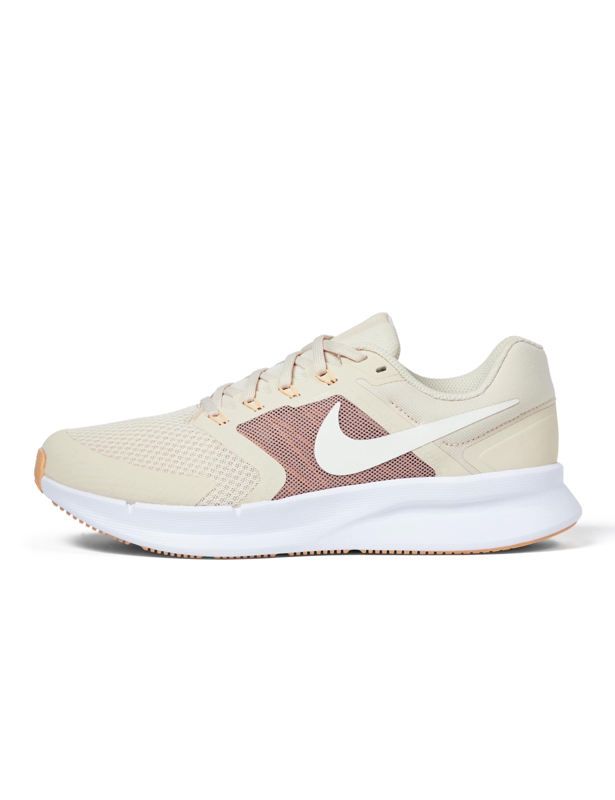 Nike Women's Run Swift 3 Road Running Shoes, White/Sail-Orange Chalk-Particle Pink, 9.5 Image