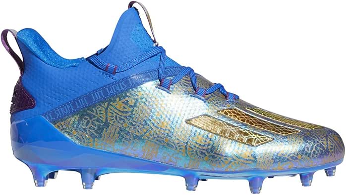 Amazon.com | adidas Adizero Young King EF7934 Football Cleats - Glory Blue/Gold Met/Glory Purple 