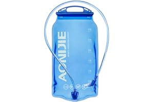 AONIJIE Foldable Hydration Bladder Leakproof Water Bag Water Reservoir For Outdoor Hiking Backpacking Running Cycling (3L-PEV