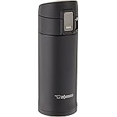 Zojirushi Stainless Steel Mug, Black, 16 Ounce