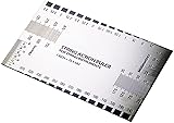 String Action Gauge Ruler, Guitar Height Gauge Set