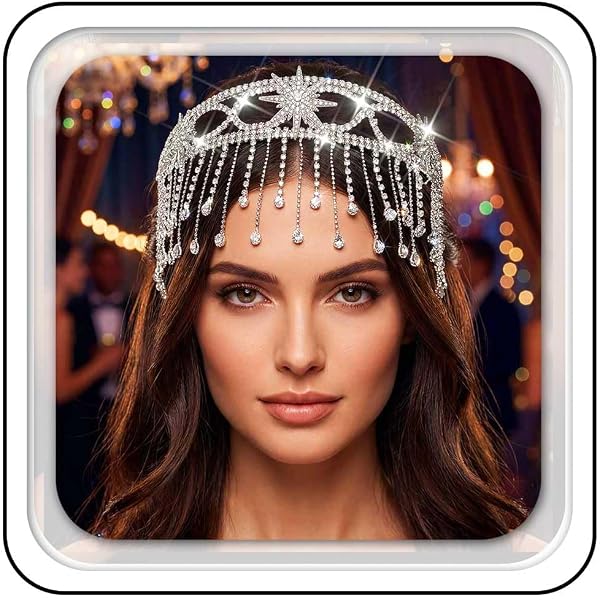 Amazon.com: TRiXY Silver Rhinestone Wedding Tiara，Headpiece