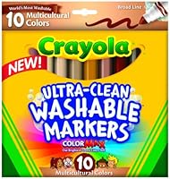 Crayola Ultraclean BL Multicultural Markers (10 Count)