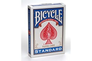 SPRINGBOK Bicycle Playing Cards for Play - Poker Size, [Colors May Vary: Red, Blue or Black]