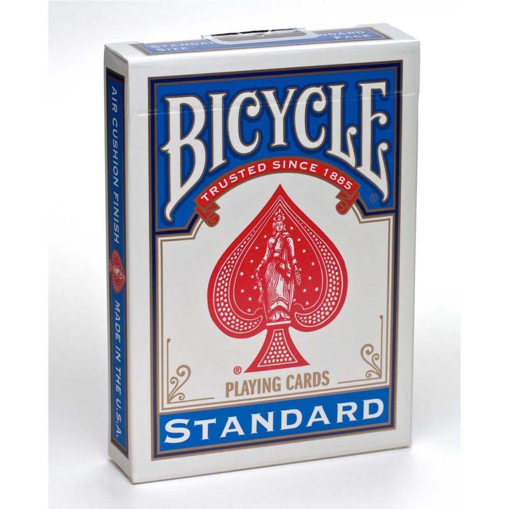 Bicycle Poker Size Standard Index Playing Cards (Blue or Red)