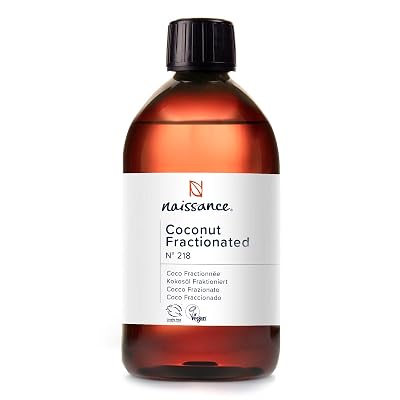 Naissance Liquid Fractionated Coconut Oil 450ml MCT Oil for Skin Hair Massage