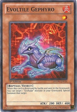 Yu-Gi-Oh! - Evoltile Gephyro (PHSW-EN016) - Photon Shockwave - 1st Edition - Common