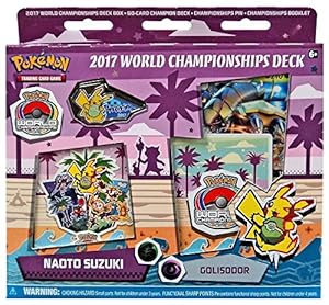 Image of Pokemon TCG: Naoto Suzuki 2017 World Championship Deck Golisopod-GX Golisodor Deck Includes Full 60 Card Championship Deck, 2017 World Championship Booklet, Collector's Pin & Deck Box
