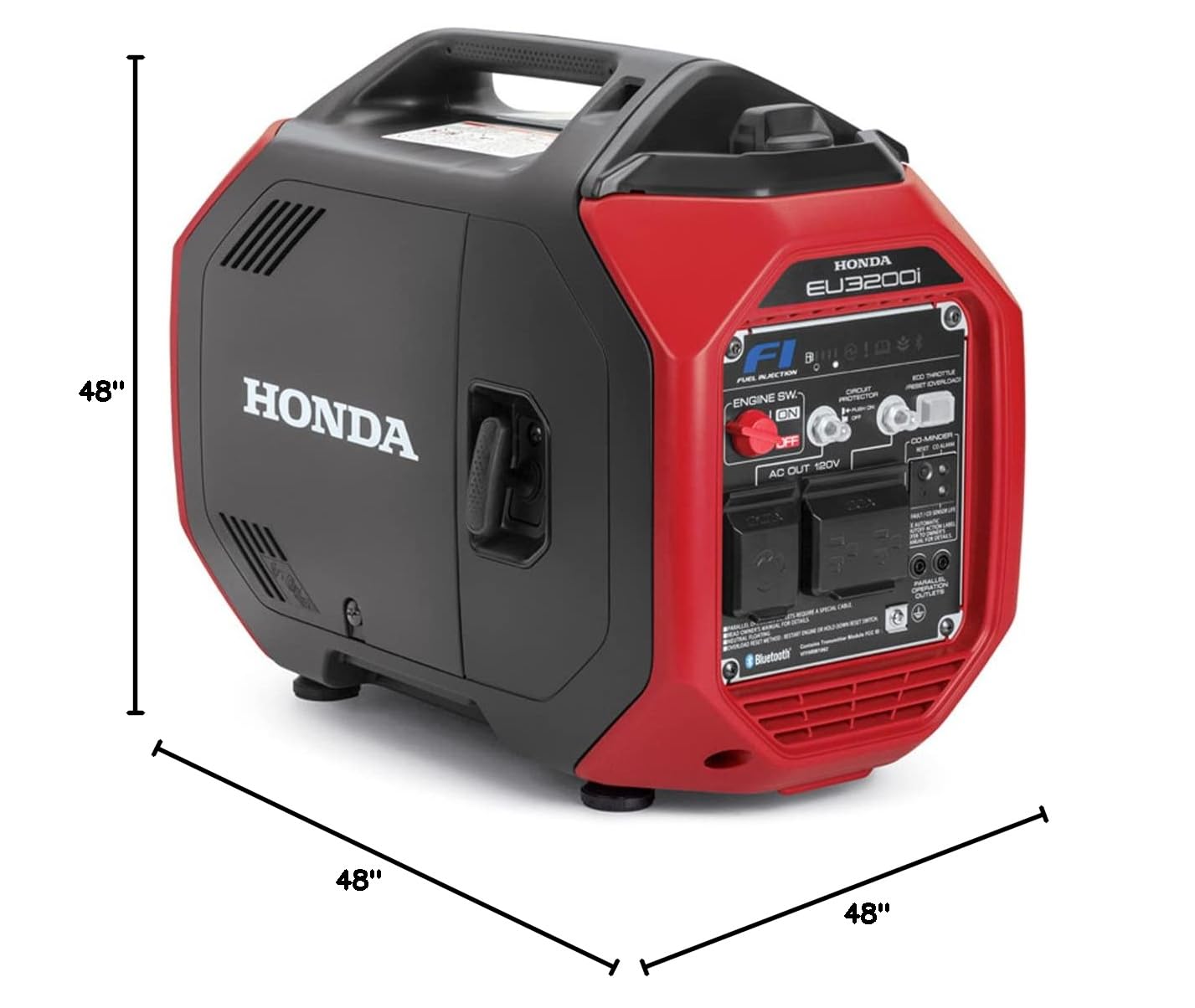 Honda 665740 EU3200i 3200 Watt Bluetooth Portable Inverter Generator 49-State