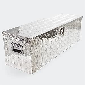 Caja para Herramientas aluminio metal grande Almacenaje Transporte tool box