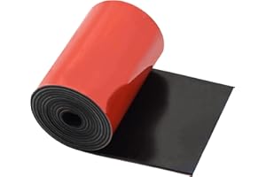 TEKDOE 1/16 Inch Thick Adhesive Solid Neoprene Rubber Strips, Sheets, Rolls for DIY Gaskets, Seals, Warehouse Flooring, Weather Stripping, Pads (4 Inch Wide, 5 Feet Long)