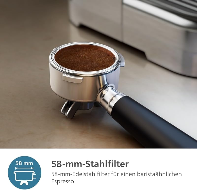 Espressomaschine Barista Brew, Silber, Espresso & Americano — Foto 7 von 8