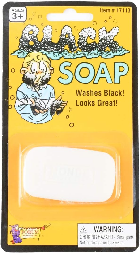 TG,LLC Treasure Gurus Magic Black Hand Wash Soap Bar Novelty Funny Bath Prank Joke Shower Gag Gift