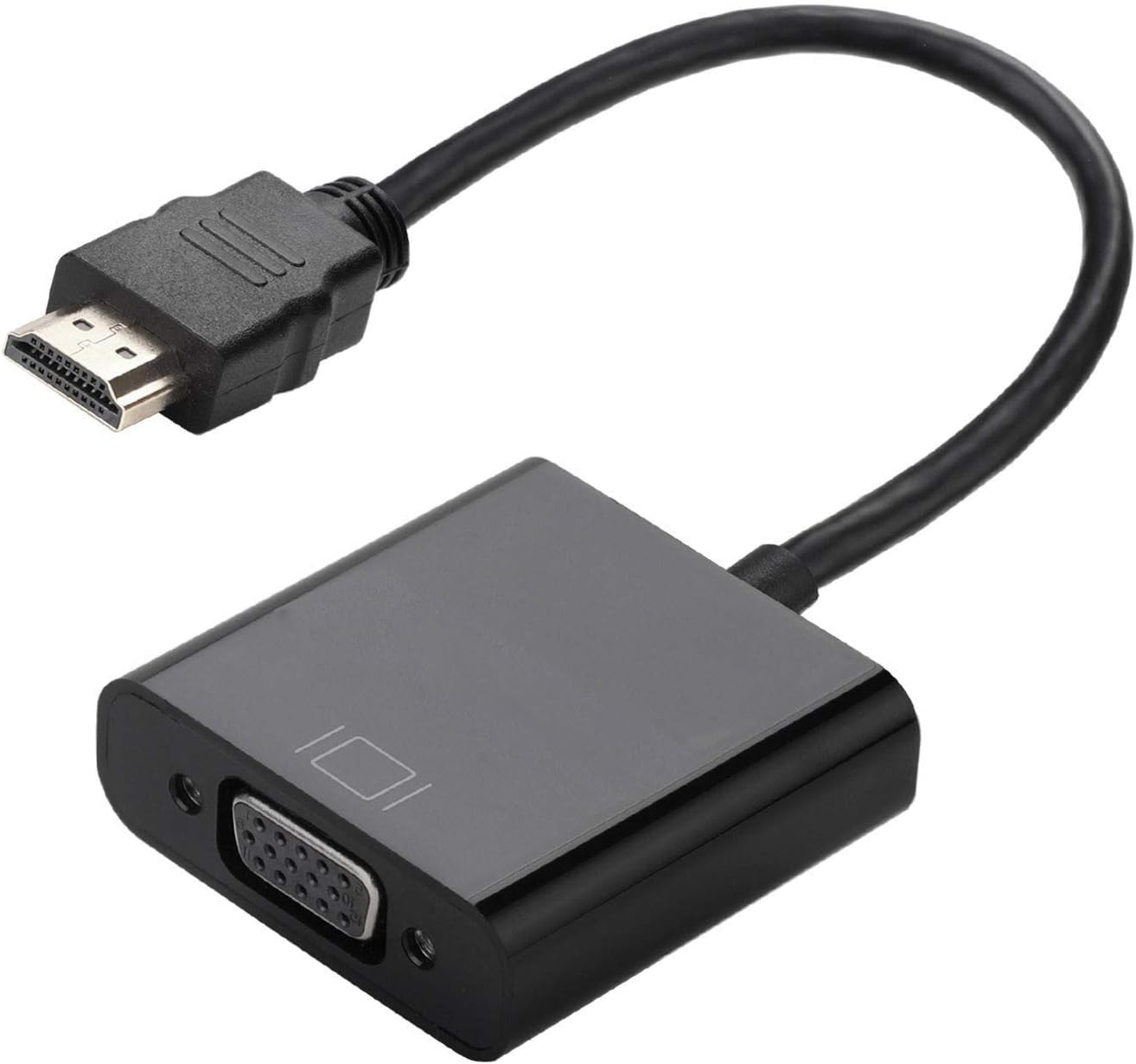 Microware HDMI to VGA Converter Adapter Cable (White/Black)