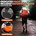 OutdoorMaster Hiking Backpack 45L - w/Waterproof Cover - Red