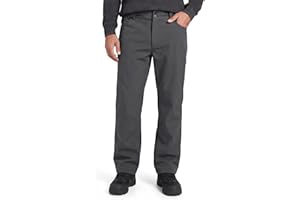 FREE SOLDIER Men's Warm Windproof Winter Fleece Lined Pants Hiking Expandable-Waist Softshell Snow Ski Pants