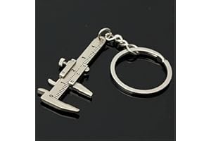 1pc Portable Mini Alloy Vernier Caliper Key Ring Accurate Measuring Tool with 0.0-1.57inch Range, Compact Key Chain Design