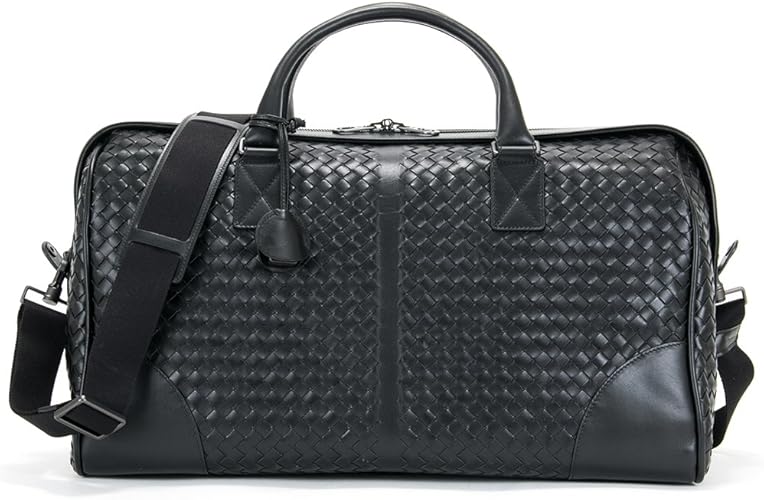 Amazon ボッテガヴェネタ Bottega Veneta バッグ メンズ ハンドバッグ ショルダーバッグ ボーリングバッグ ブラック V4651 1000 並行輸入品 Bottega Veneta ボッテガヴェネタ シューズ バッグ