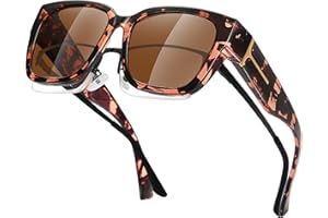 MEETSUN Oversized Fit Over Glasses Sunglasses for Women Men Large Trendy Polarized Sunglasses for Driving UV Protection