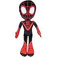Jay Franco Marvel Spidey and His Amazing Friends Miles Morales Pillow Buddy - Super Soft Polyester Microfiber, 17 inches (Official Marvel Product)