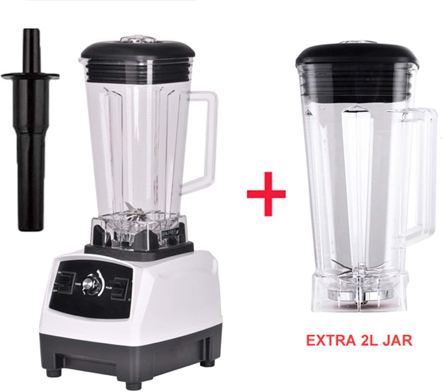 2200W BPA FREE 3HP 2L G5200 high power commercial home professional smoothies power blender food mixer juicer fruit processor,WHITE EXTRA 2L JUG
