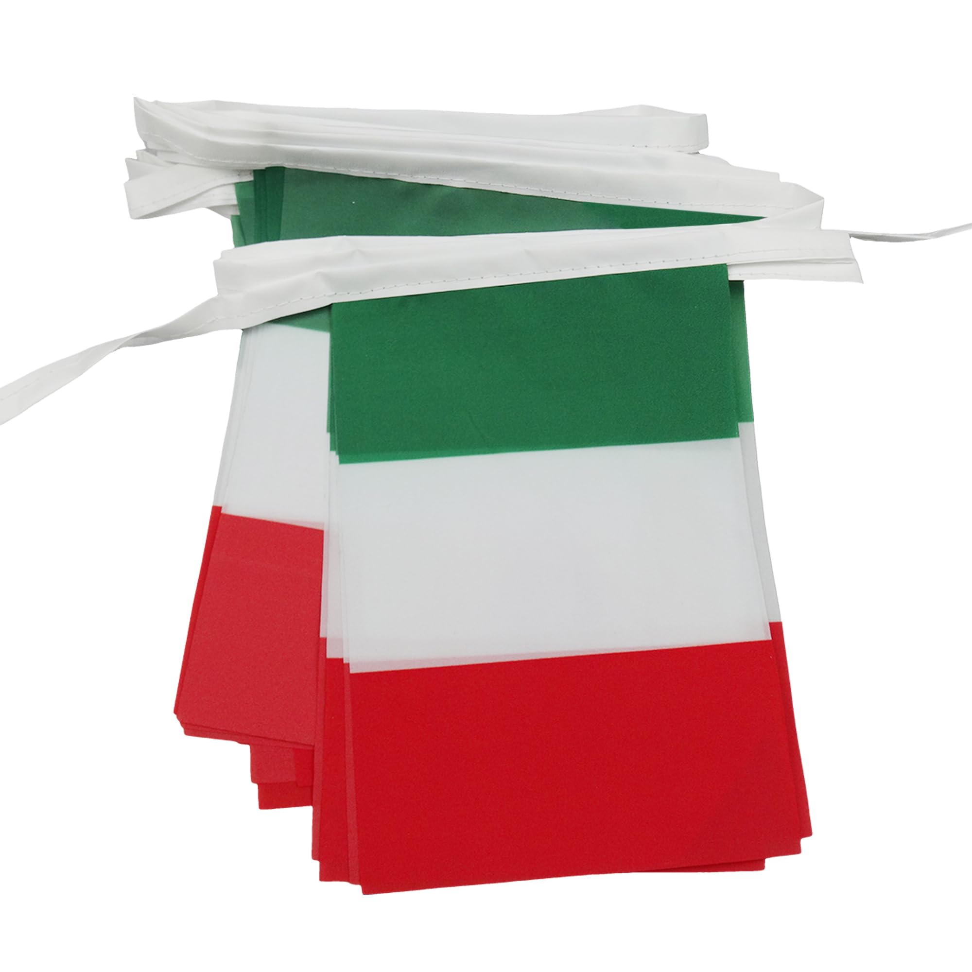 AZ FLAG Italy Bunting Flag, 20 Ft Garland with 20 Small Italian Flags 8'' x 6'', 100% Polyester String Pennant, 6 meters — image 1