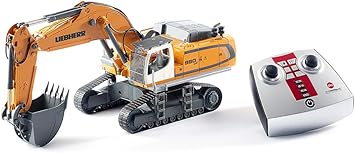 SIKU-Control 6740, Excavadora Liebherr R980 SME, Teledirigido, 1:32, Incl. Mando a Distancia radiocontrol, Metal/Plástico, Funciona con Pilas, Multifunción, Amarillo, Color Sieper GmbH: Amazon.es: Juguetes y juegos