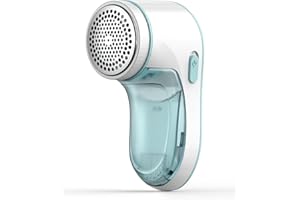 Fabric Shaver, Lint Remover Sweater Shaver, Effectively and Quickly Remove Pills, Lint Shaver with Stainless Steel 3-Leaf Bla