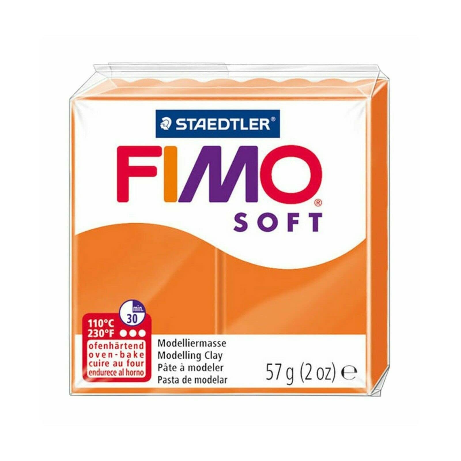 Pasta Per Modellare Fimo Soft Gr. 57 Bianco (n°0) - Perles & Co - Foto 3