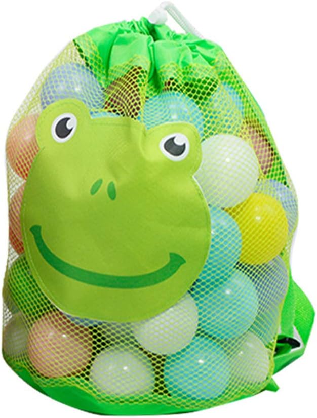 Bolsa de playa de malla para juguetes de niños, almacenamiento de bolas